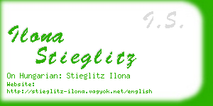 ilona stieglitz business card
